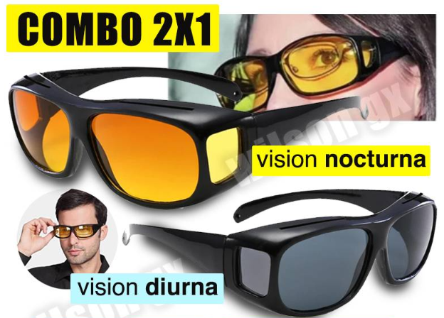 Lentes Nocturnos Para Manejar Conducir Noche Dia